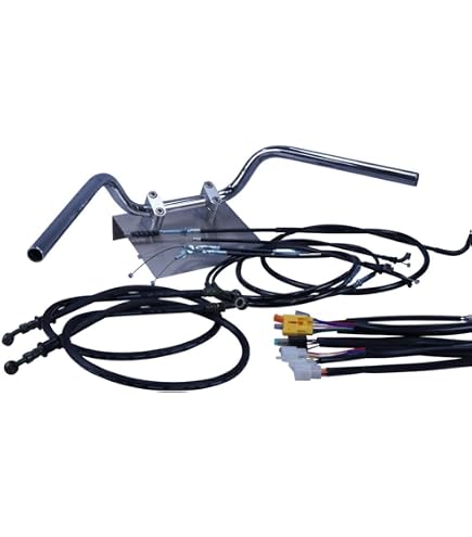Amazon.co.jp: CBX純正 ハンドル 黒＋延長キット② XJR400R 用 4HM